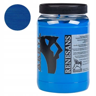 Renaissance A'kryl Acrylverf 500ml - Kobaltblauw