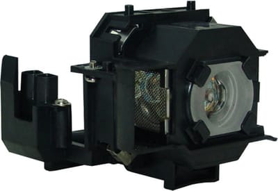Beamerlamp geschikt voor de EPSON MOVIEMATE 25 beamer, lamp code ELPLP33 / V13H010L33. Bevat originele UHP lamp, prestaties gelijk aan origineel.