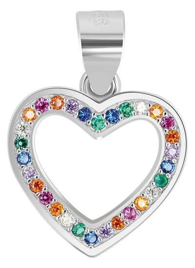 AKZENT Akzent Dames Hanger "Miyuki" aus 925 Sterlingzilver, gerhodineerd, duurzaam