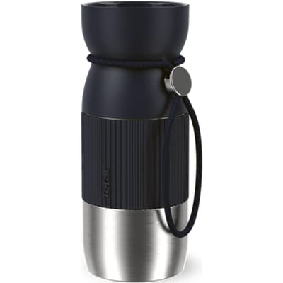 Tefal beYou N2191310 travel mug met kopvormige dop zwart (0,36L)