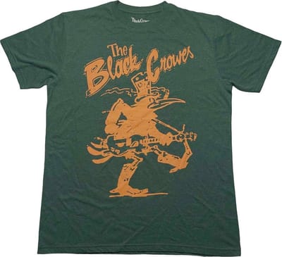 The Black Crowes - Crowe Guitar Heren T-shirt - S - Groen