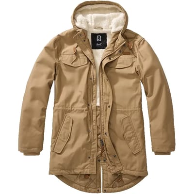 Brandit Marsh Lake Camel Parka Heren