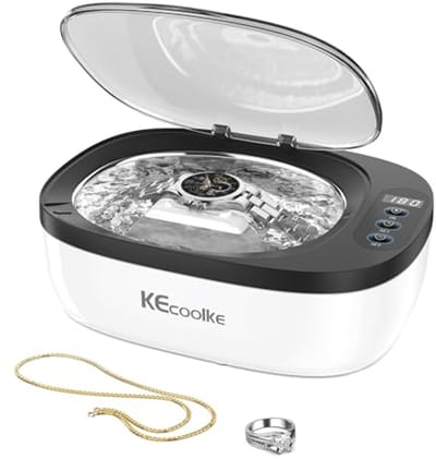 Ultrasonic Cleaner 750 ml met Digitale Timer voor Grondige Reiniging van Brillen, Ringen en Muntgeld