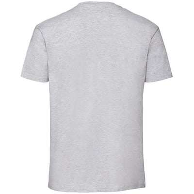 Fruit Of The Loom Heren Ringgesponnen Premium T-Shirt (Heather Grijs)