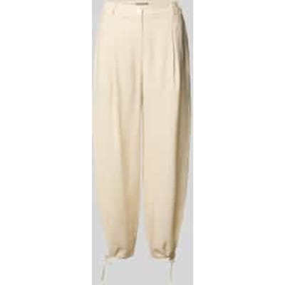 relaxed fit broek met afgewerkte zoomboorden