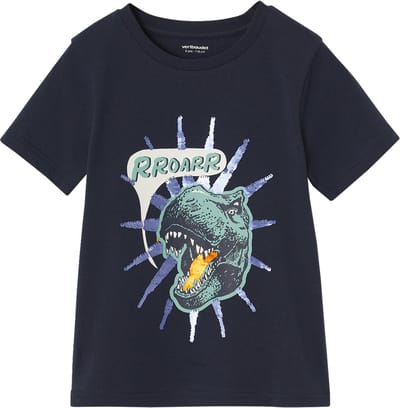 Vertbaudet Jongensshirt met motief in omkeerbare pailletten Basics