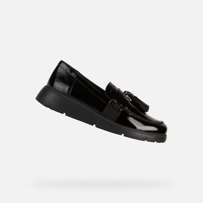 GEOX ARLARA DAMES Loafers - ZWART - Maat 36