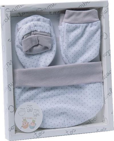 Gamberritos Babykledingset Jongens Grijs 5-delig Maat One Size