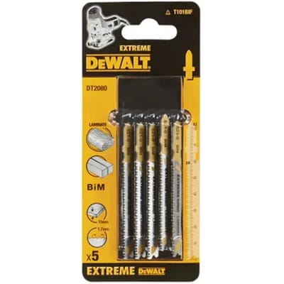 DeWALT DT2080 T 101 BIF Decoupeerzaagblad voor Hout & Laminaat VE=5
