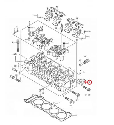 Joint moteur origine pour moto Suzuki 600 Gsx-R 2004 à 2010 11179-81402 Neuf