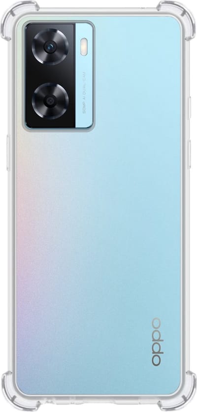 Hoes - Geschikt voor OPPO A57 - Sterk & Shockproof - Siliconen Case - Back Cover - Telefoon Hoesje Shock Proof - Transparant