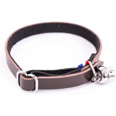 Kattenhalsband van viltleer Martin Sellier