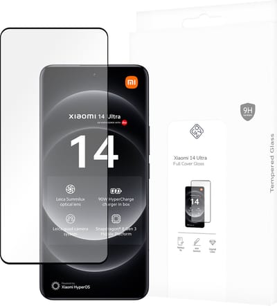 Cazy screenprotector geschikt voor Xiaomi 14 Ultra - Screenprotector Full Cover Gehard Glas