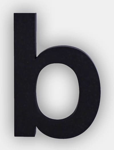 Letter b (klein)