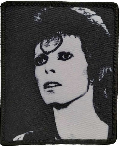 David Bowie - Black & White Patch - Zwart/Wit