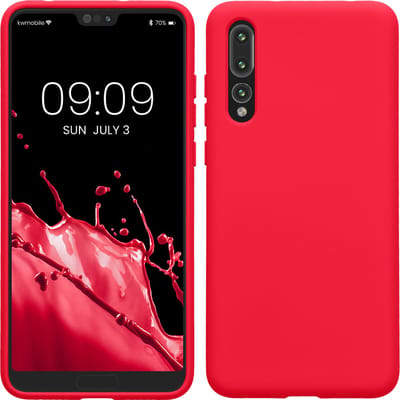 kwmobile telefoonhoesje geschikt voor Huawei P20 Pro - Hoesje voor smartphone - Back cover in neon roze