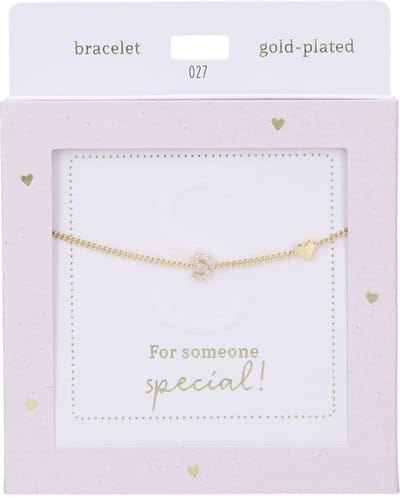 Depesche - Armband "Heart of Gold" - mot. 027 - S - gold
