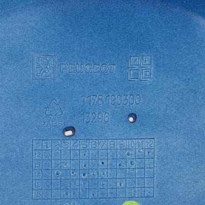 Capot coffre AR pour scooter Peugeot Metropolis 400 781903NK 1178190300 Bleu