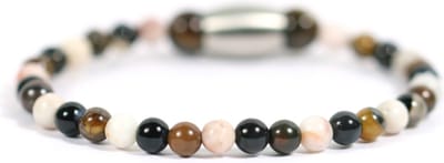 IbizaMen KIDS - jongens - armband - tijgeroog - mix - 4mm - 16 cm