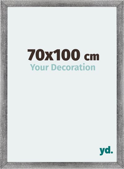 Your Decoration - Fotolijst 70x100 cm - MDF - Grijs Geveegd - Mura