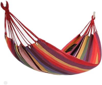 Hangmat - Schommelbed - Ontspannen Buiten - Anti-rollover ontwerp - 200x100cm - Geel