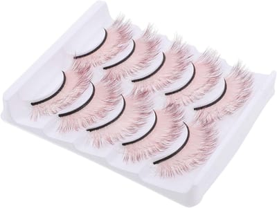 Nepwimpers Set - Valse Wimpers - Make-up Aanbrengen - Gekleurd Ontwerp - 5 Paar - Multicolor