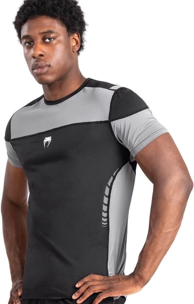 Venum Tempest Dry-Tech Training T-shirt Zwart Grijs - S