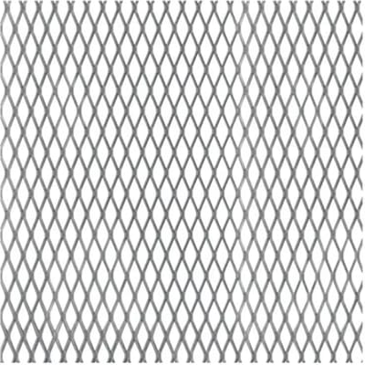 Alberts Metaalgaasplaat - Staal - Brut - Uitgevouwen Metaal - 250x500x1,2mm
