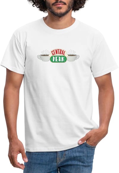 Friends Central Perk Logo T-Shirt Heren