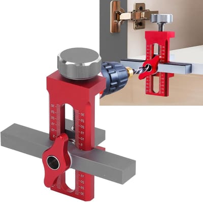 Allecto Plus - Montage-positionering voor kastdeuren 0 ~ 40 mm - Deurscharnier voor deurbekleding - Eenvoudige installatie - Duurzaam materiaal