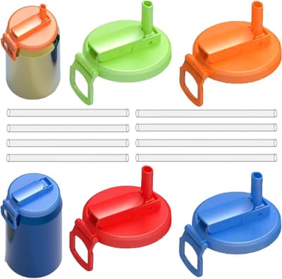 Set van 4 Herbruikbare Can Lids met Rietje, Ideaal voor Frisdrank en Bier, Deksels voor Drankblikjes en Sluiting, Perfect voor Feestjes en Picknicks