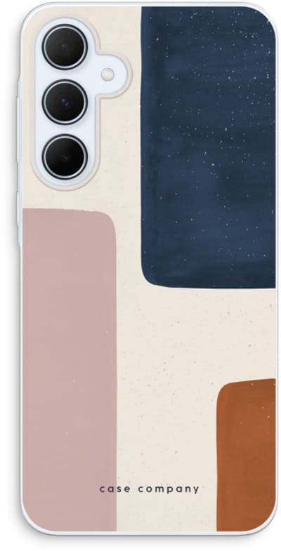 Case Company® - Hoesje geschikt voor Samsung Galaxy A35 hoesje - Geo #5 - Soft Cover Telefoonhoesje - Bescherming aan alle Kanten en Schermrand