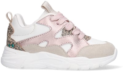 BunniesJR 226051-403 Meisjes Lage Sneakers - Multicolor - Leer - Veters