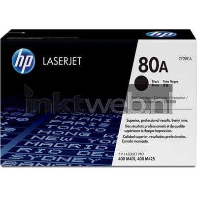 Tonercartridge hp cf280a 80a zwart
