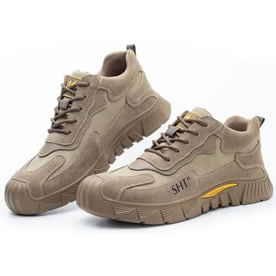 Chaussures de sécurité multifonctions pour le sport et les loisirs Embout en acier Anti-écrasement et anti-pénétration Isolation anti-brûlure 6kv 46