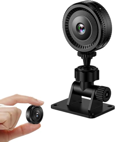 Draadloze Camera - Beveiligingscamera - Huisbewaking - Tweewegsaudio - 11.5 x 11.2 x 1 cm - Zwart
