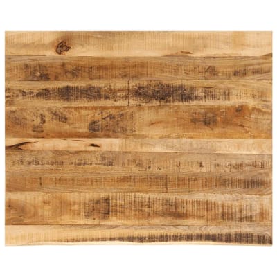 vidaXL Tafelblad met natuurlijke rand 100x80x3,8 cm massief mangohout