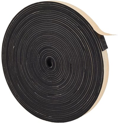 Dailygoods - Schuim Isolatie Tape - Geluidsisolatie - Zelfklevend - Zwart - Weer Strip voor Deuren en Vensters - Perfect voor Sportuitrusting