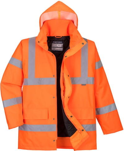 Portwest Hi-Vis winter Verkeersjack RT30 - Oranje - M
