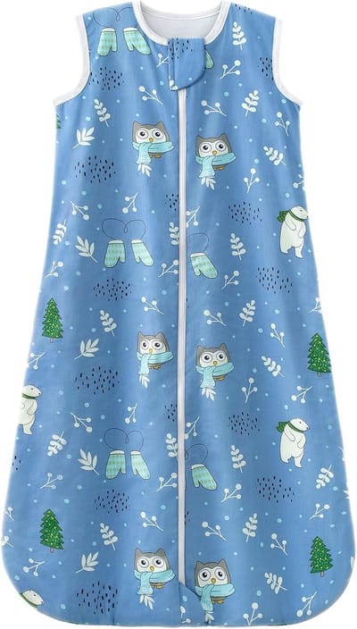 Babyslaapzak - Baby trappelzak - Veilig slapen - 0.5 TOG - 50x90cm - Blauw