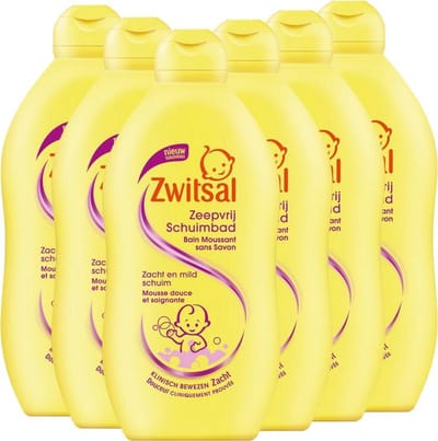 Zwitsal Baby - Schuimbad - 6 x 700ml - 6-Pack Voordeelverpakking