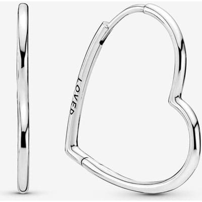 Boucles d'oreilles Pan en Argent Sterling 925 Argenté Saint-Valentin Boucles d'oreilles Simples Amour Pour Femmes Cadeau de Mariage Bijoux de Mode white