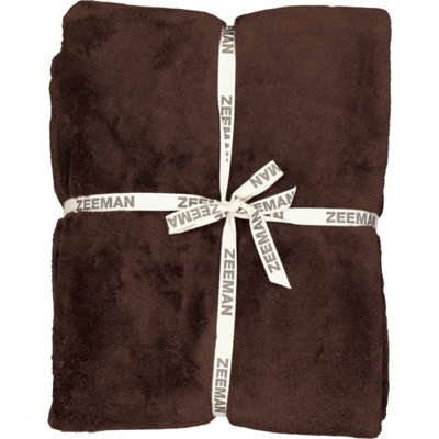Zeeman Deken - Bruin Bruin One size