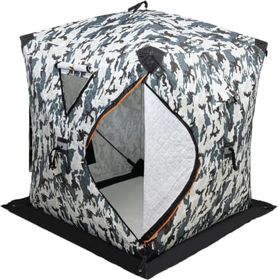 Vistent - Wintertent Schuilplaats - Vissen in de kou - Wind- en waterdicht - 145 x 145 x 165 cm