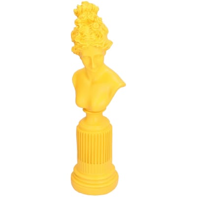 Karakterbeeldje Bureau Ambachtelijk Ornament Hars Beeldje voor Woonkamer Kantoor Koffiebar Type 1 yellow