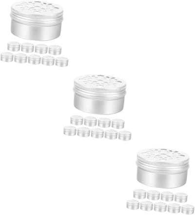 Honden Trainingsboxen - Geur Oefeningen - Neus Training - Aluminium Materiaal - 30 Stuks - Zilverkleurig
