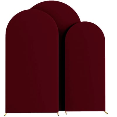 1 stuk boogstandaardhoes voor bruiloftsbloemendeurdecoratie, polyester elastische set, achtergrondhoes, prop, gebruikt voor banketten (Zonder plank) 50X120cm(4Ft)