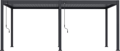 Orion Deluxe terrasoverkapping - 300 x 600 cm - Antraciet - Aluminium / Vrijstaande / Luxe overkapping - Tuinprieel / Carport / Veranda / Pergola