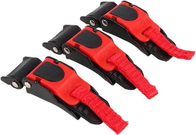 3X Motorhelm Snelkoppeling Quick Release Kinband Knop Trekgesp Bevestiging voor Fietsgebruik