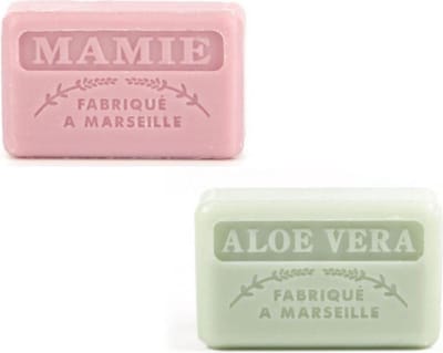 Savon de marseille cadeauset mama + aloë vera 2x 125 gr. - moederdag - oma cadeau - mama geschenkset - moederdag geschenkset